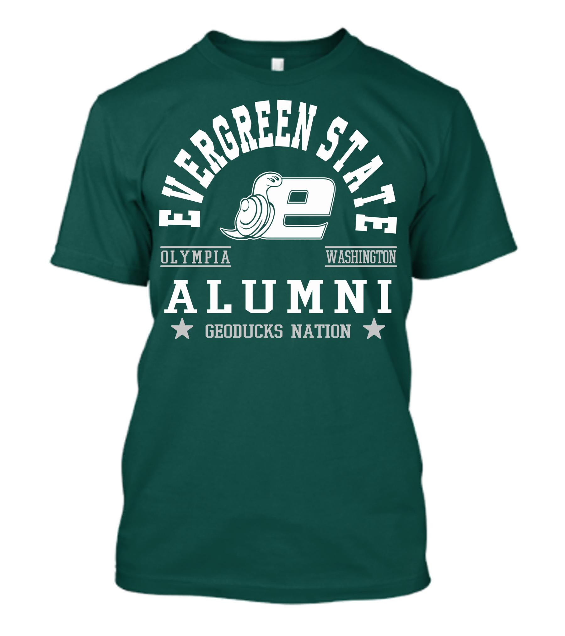 Evergreen State Geoducks Nation Alumni Olympia Washington T-Shirt