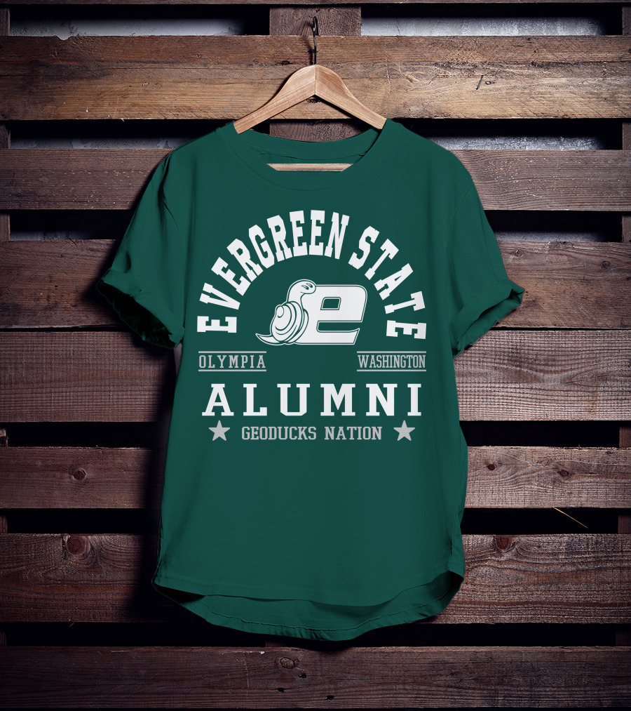 Evergreen State Geoducks Nation Alumni Olympia Washington T-Shirt