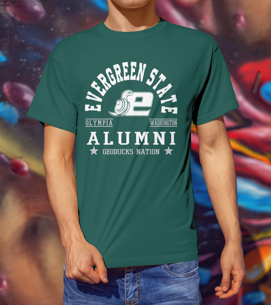 Evergreen State Geoducks Nation Alumni Olympia Washington T-Shirt