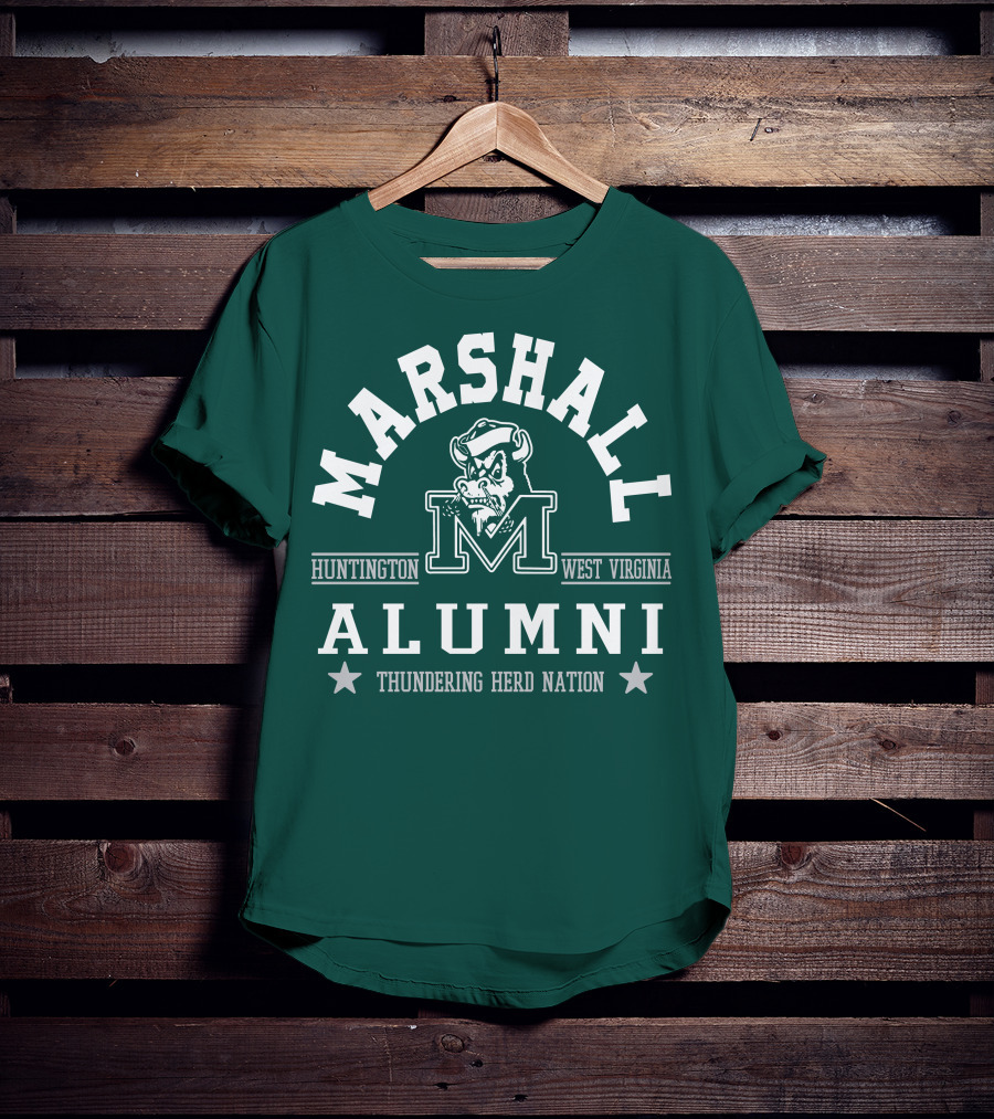 Marshall Alumni Thundering Herd Nation Huntington West Virginia T-Shirt