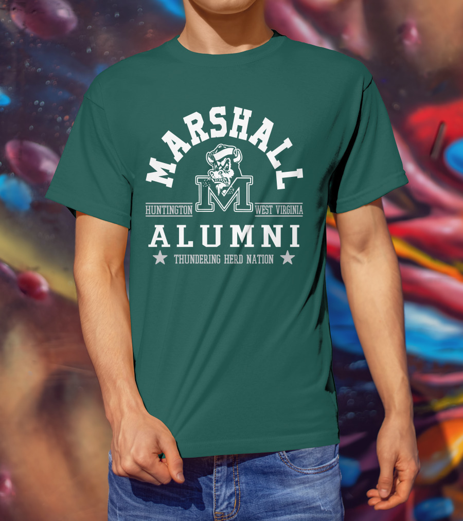 Marshall Alumni Thundering Herd Nation Huntington West Virginia T-Shirt