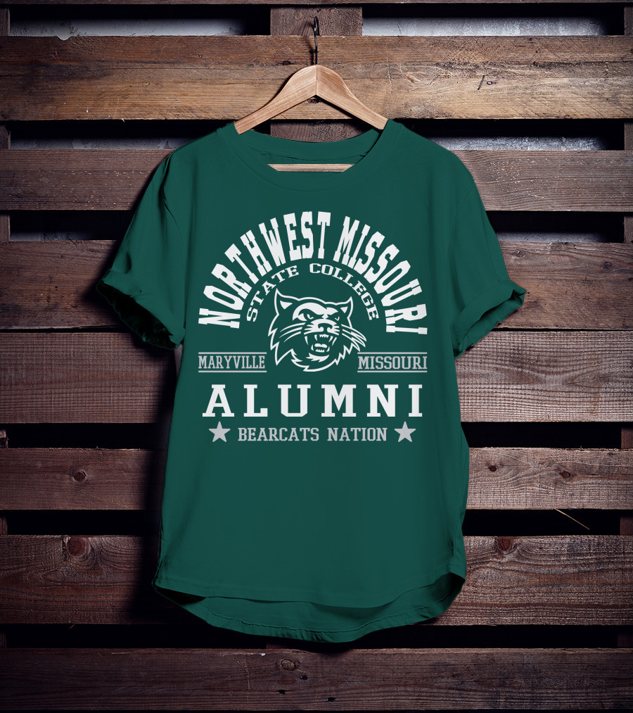 Northwest Missouri State College Maryville Alumni Bearcats Nation T-Shirt