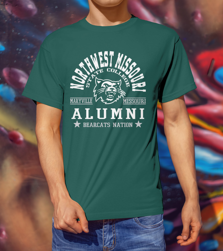 Northwest Missouri State College Maryville Alumni Bearcats Nation T-Shirt