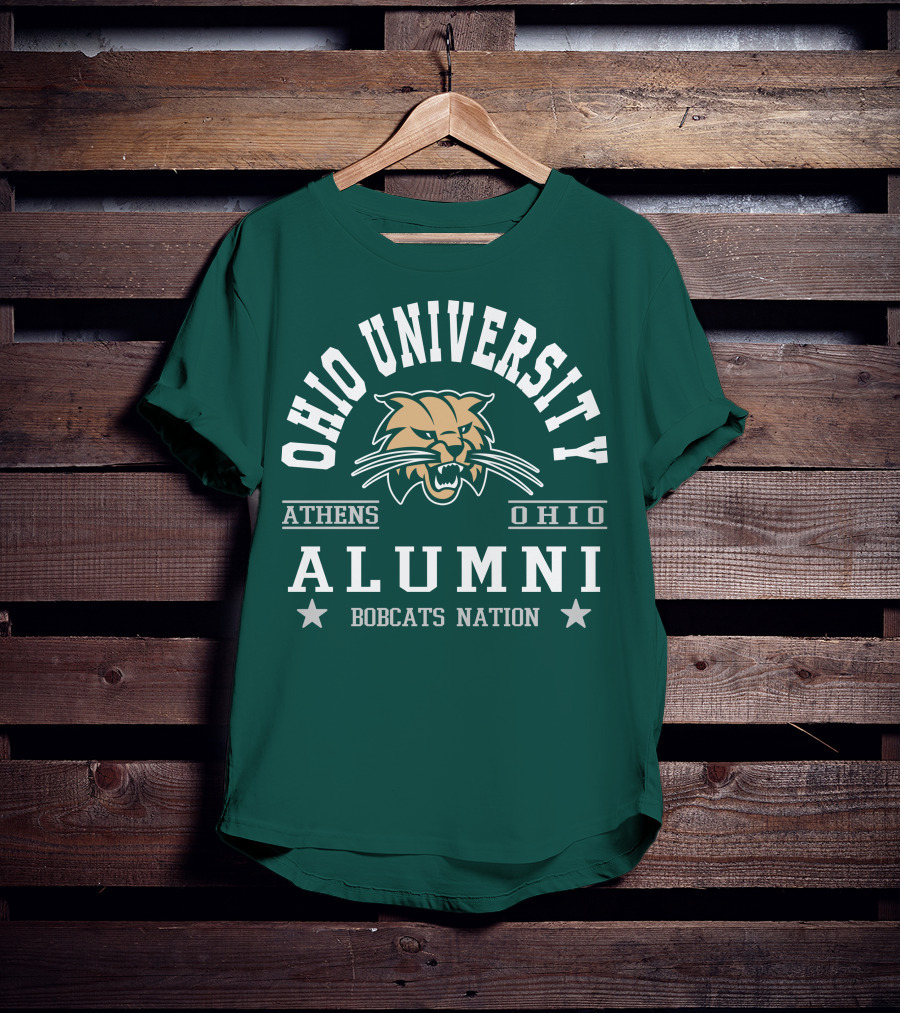 Ohio University Alumni Athens Ohio Bobcats Nation T-Shirt