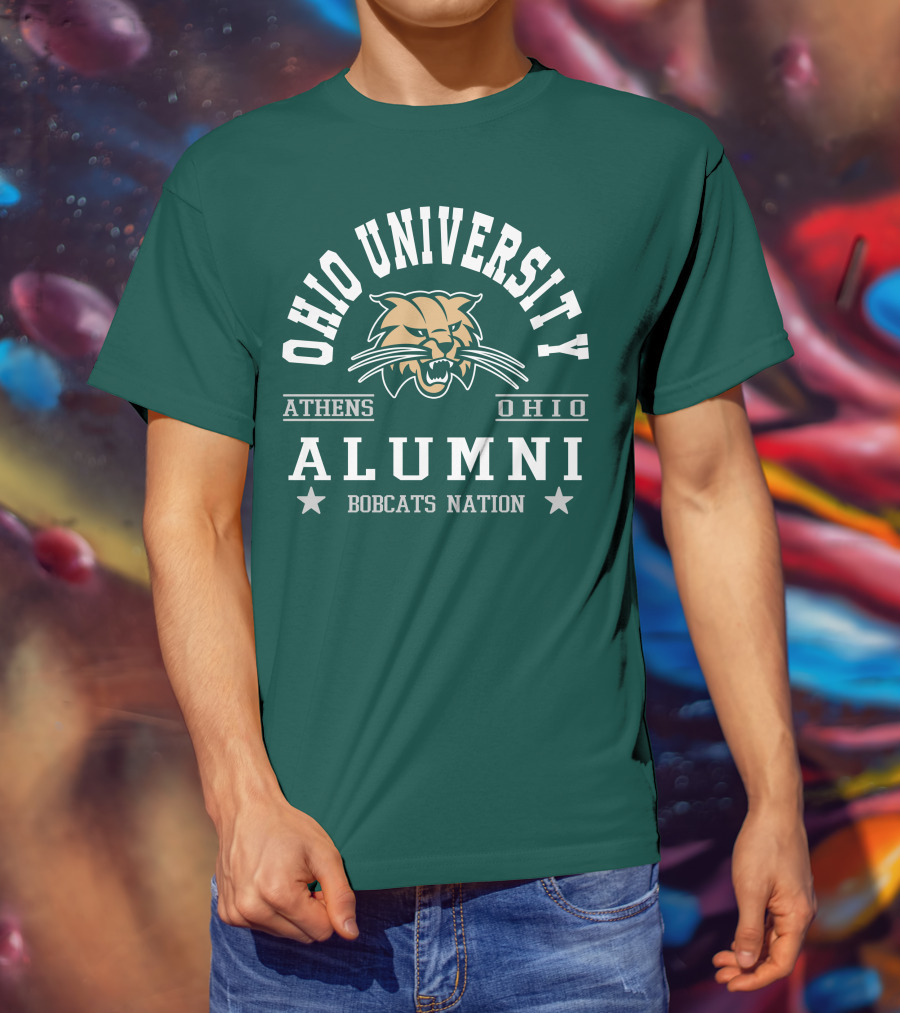 Ohio University Alumni Athens Ohio Bobcats Nation T-Shirt