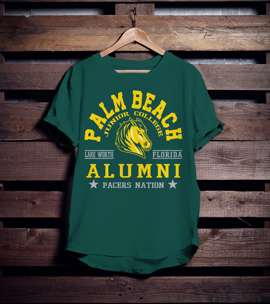 Palm Beach Junior College Alumni Pacers Nation Lake Worth Florida T-Shirt