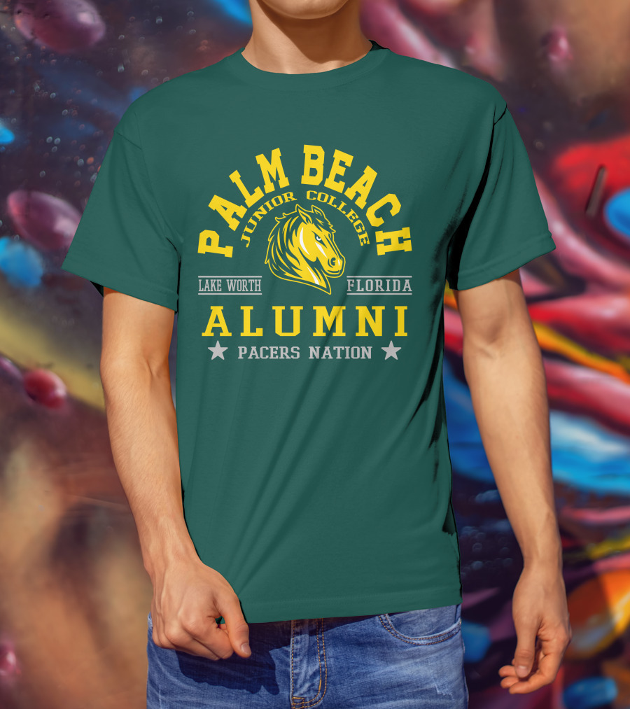 Palm Beach Junior College Alumni Pacers Nation Lake Worth Florida T-Shirt