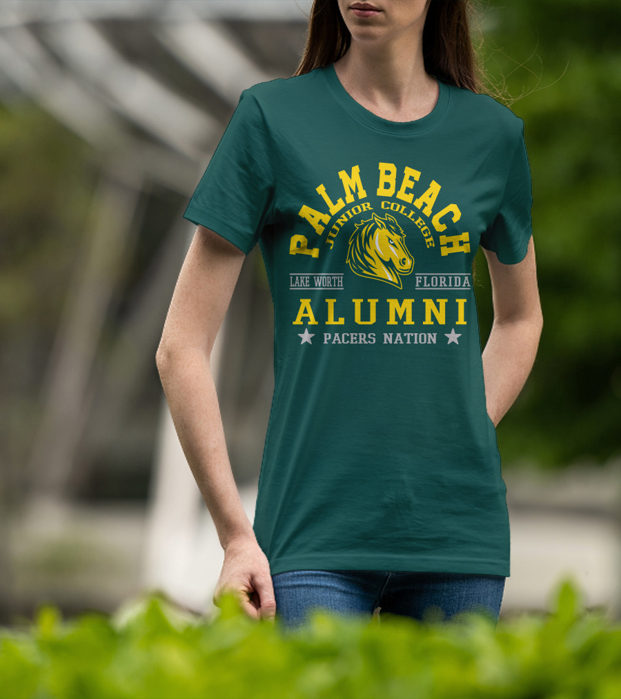 Palm Beach Junior College Alumni Pacers Nation Lake Worth Florida T-Shirt