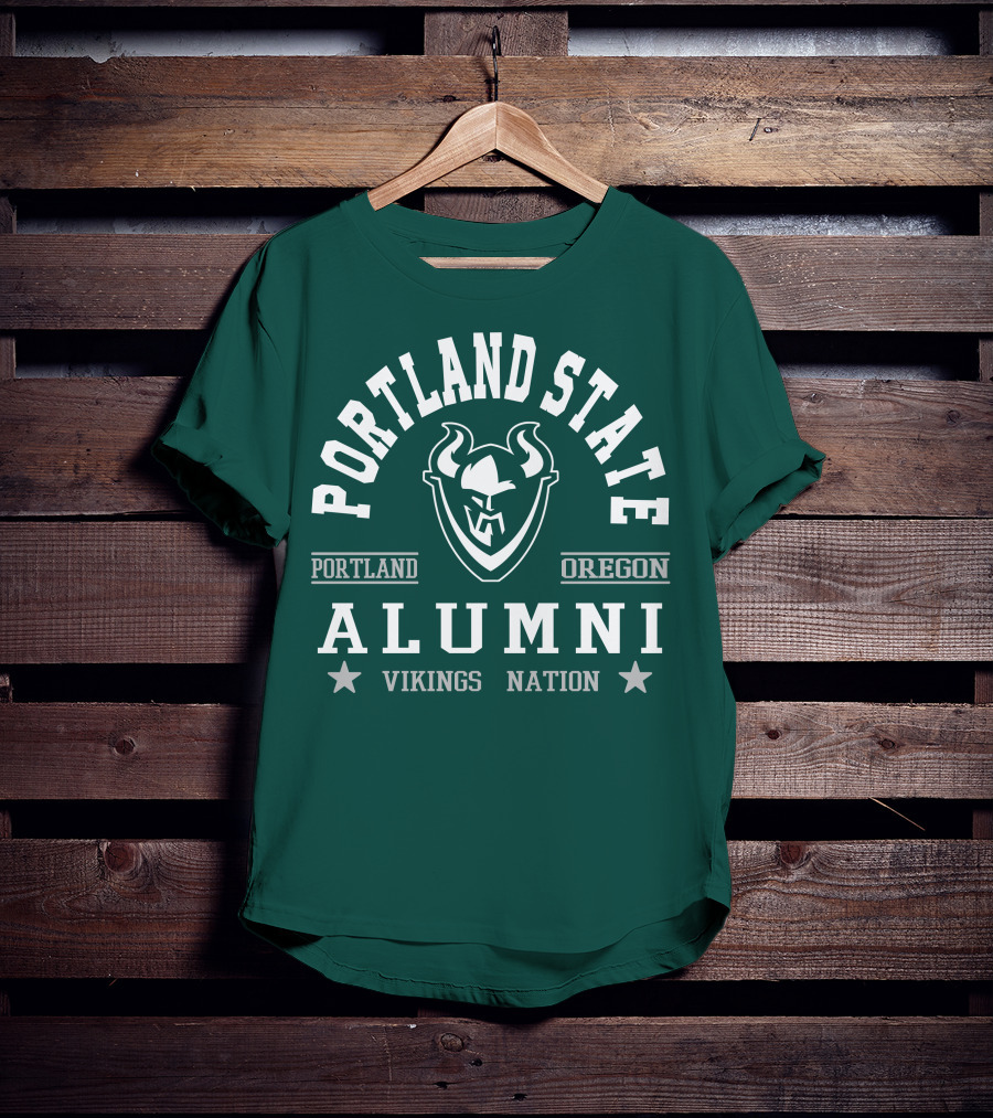 Portland State Alumni Oregon Vikings Nation T-Shirt