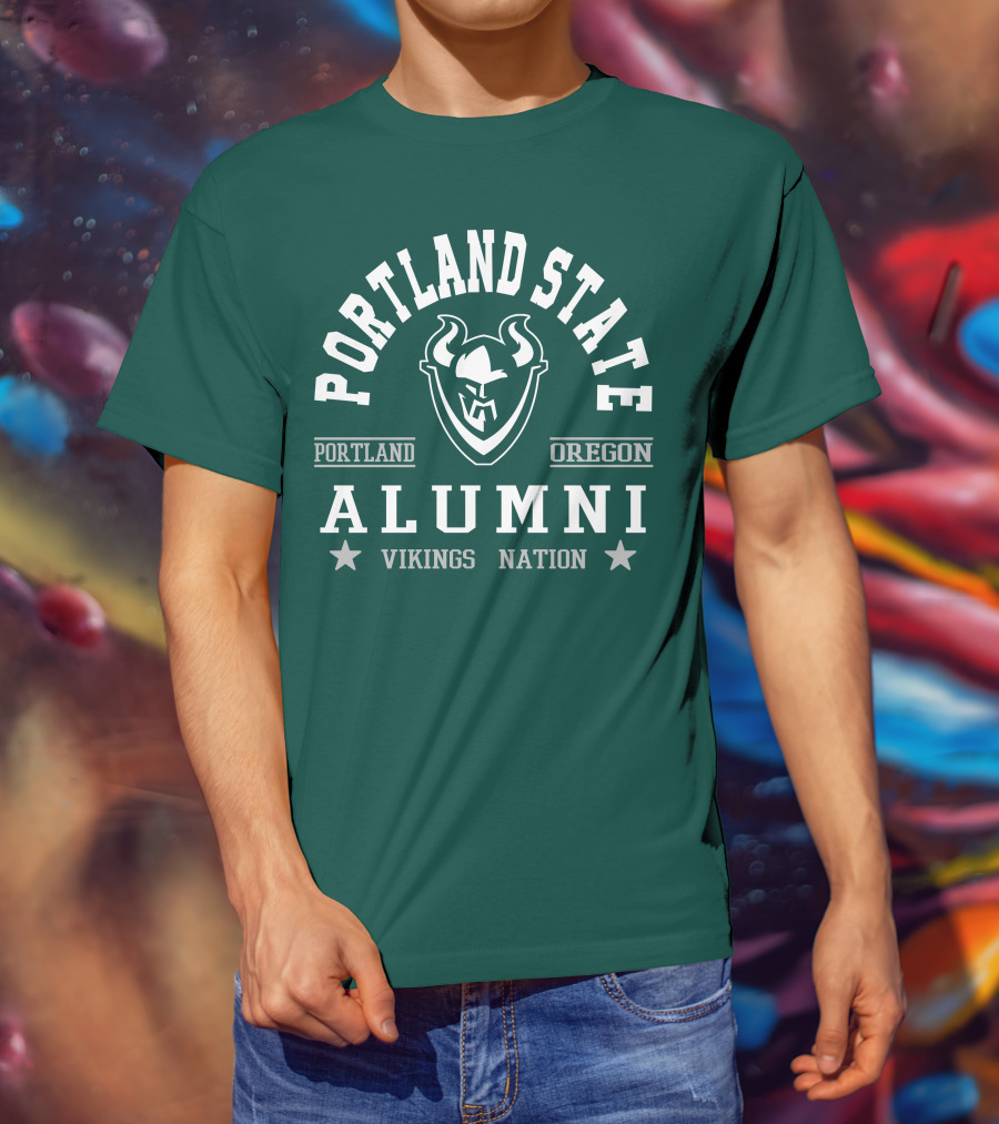 Portland State Alumni Oregon Vikings Nation T-Shirt