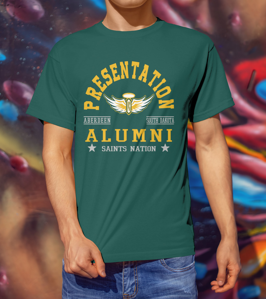 Presentation College Alumni Saints Nation Aberdeen South Dakota T-Shirt