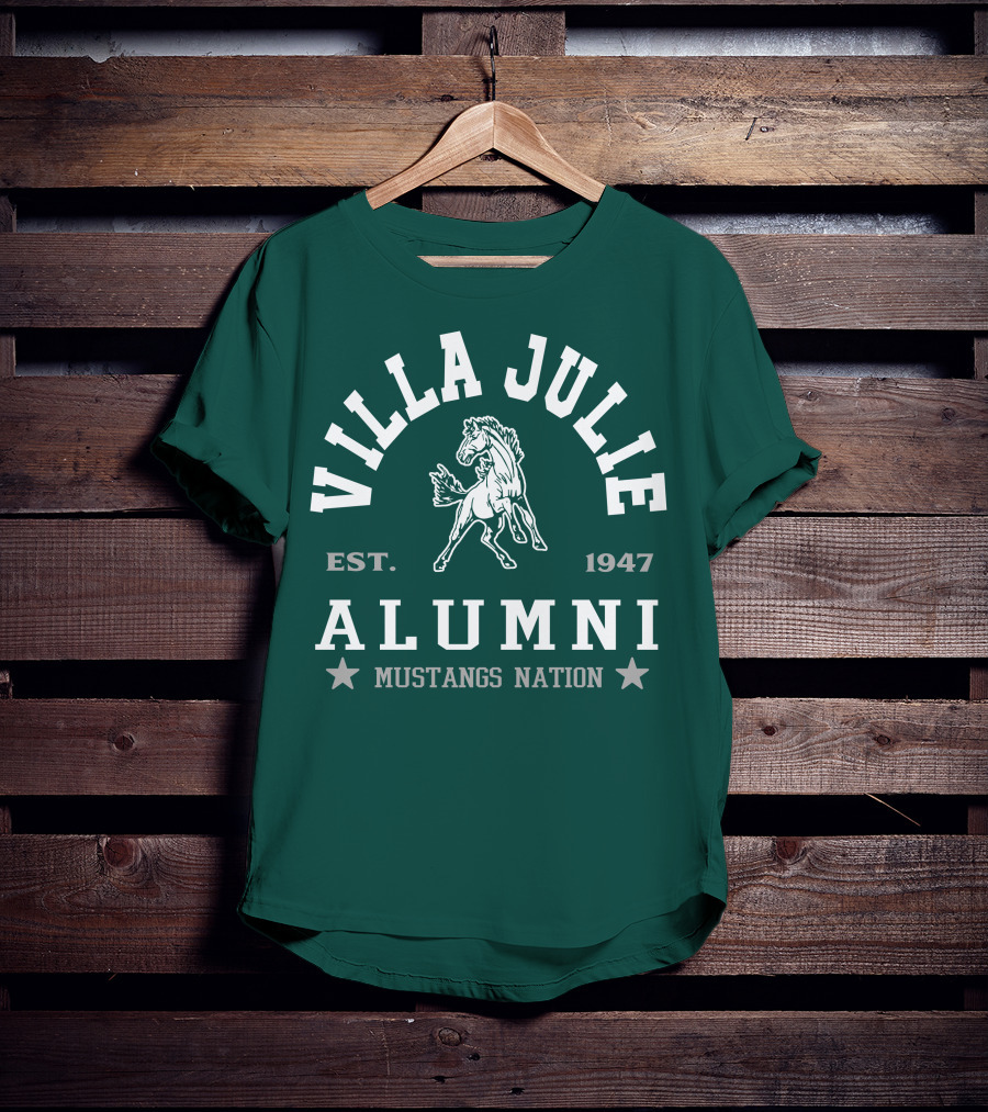 Villa Julie College Est. 1947 Alumni Mustangs Nation T-Shirt