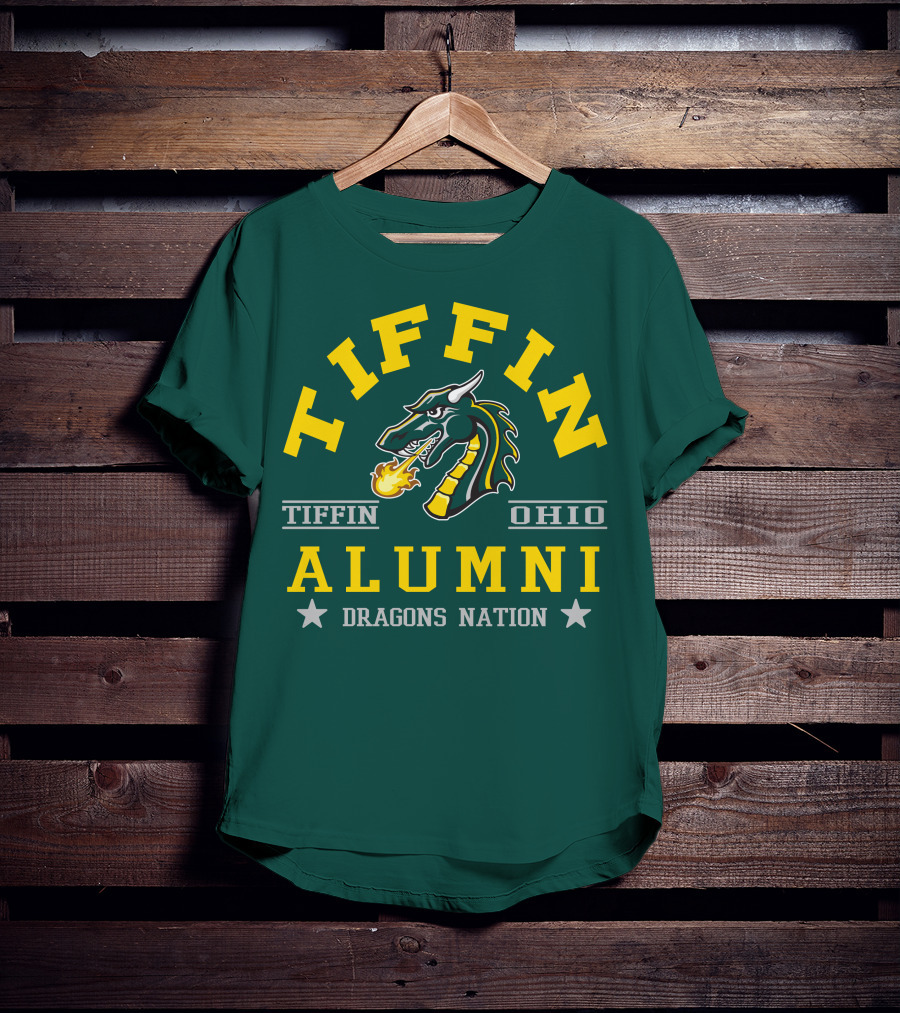 Tiffin Ohio Alumni Dragons Nation T-Shirt