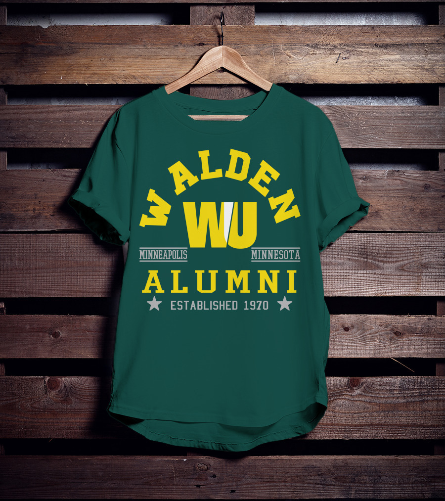 Walden University Alumni Minneapolis Minnesota Established 1970 WU T-Shirt