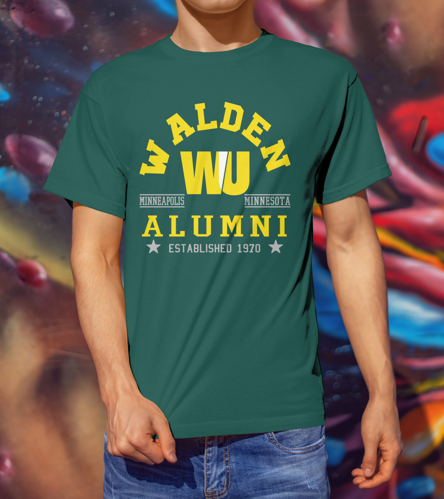 Walden University Alumni Minneapolis Minnesota Established 1970 WU T-Shirt