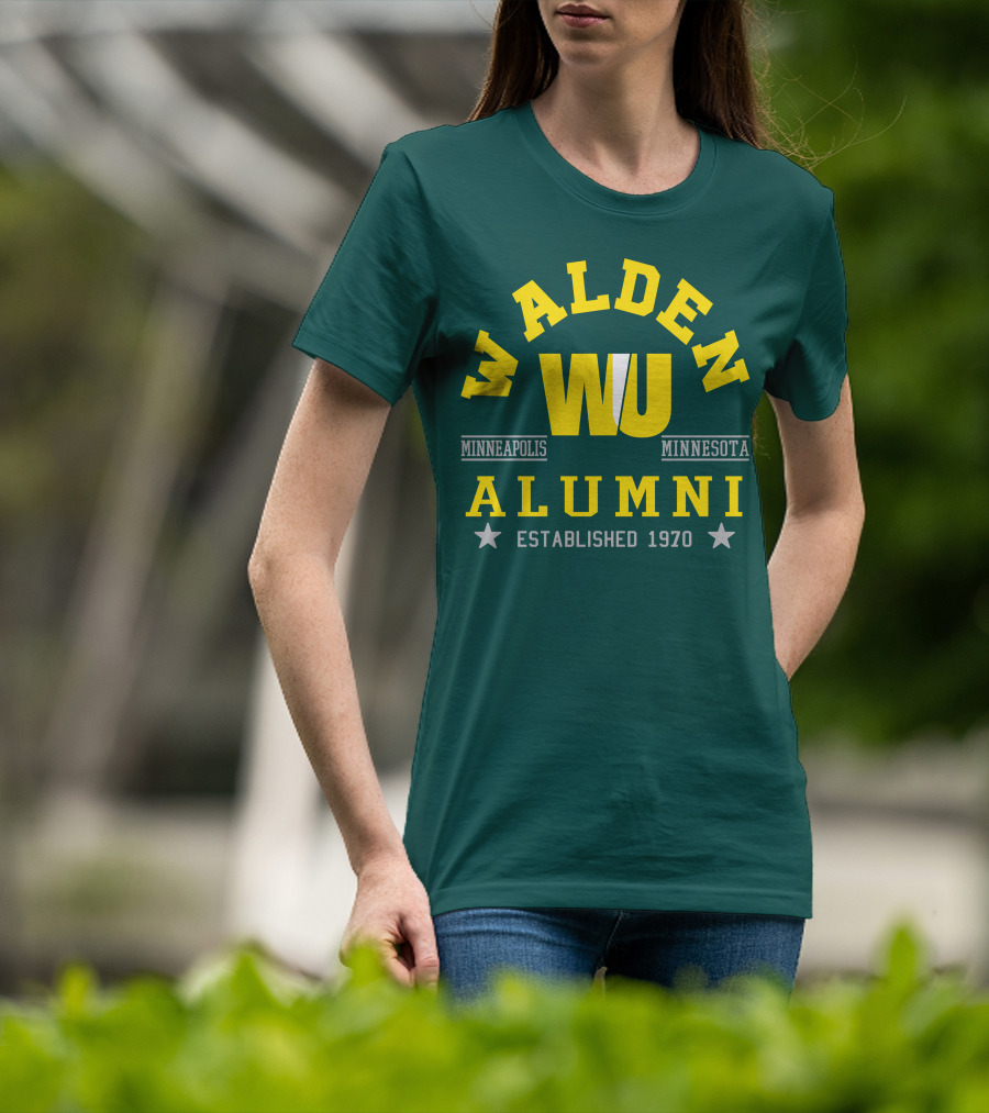 Walden University Alumni Minneapolis Minnesota Established 1970 WU T-Shirt