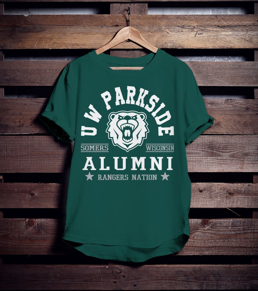 UW Parkside Somers Wisconsin Alumni Rangers Nation T-Shirt