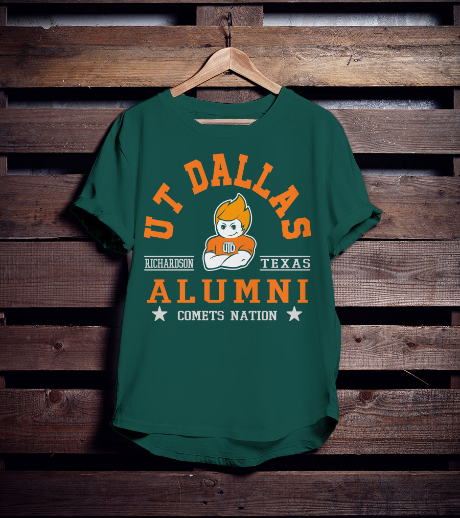 UT Dallas Alumni Comets Nation Richardson Texas T-Shirt