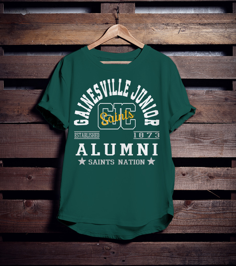 Gainesville Junior College Saints Alumni Established 1873 Saints Nation T-Shirt