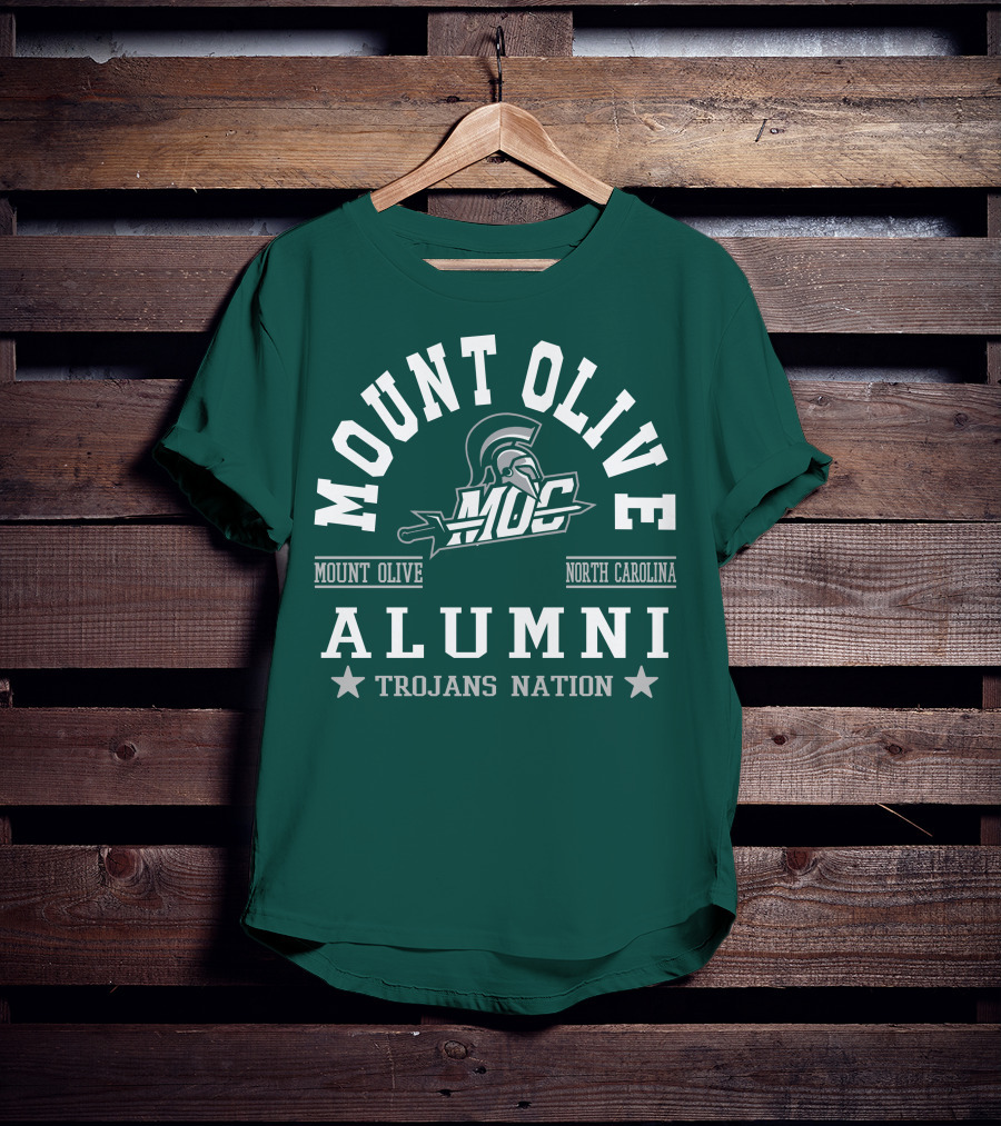 Mount Olive College Alumni Trojans Nation North Carolina MOC T-Shirt