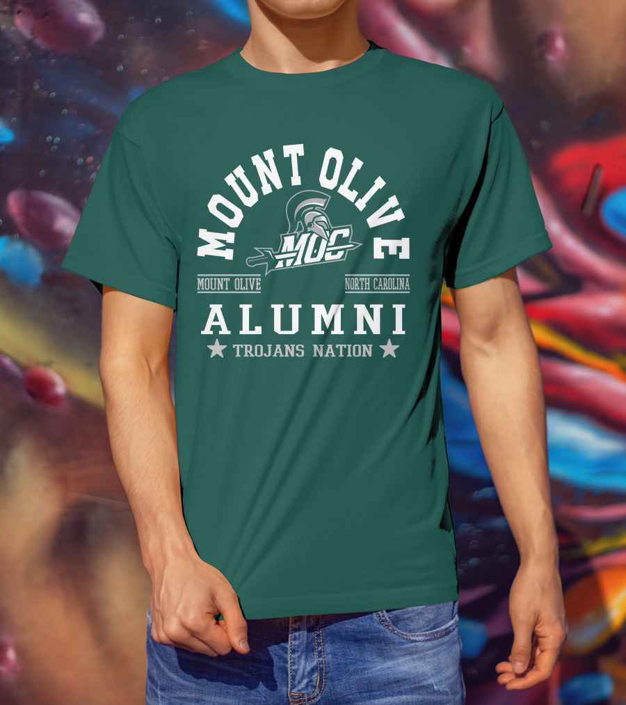 Mount Olive College Alumni Trojans Nation North Carolina MOC T-Shirt