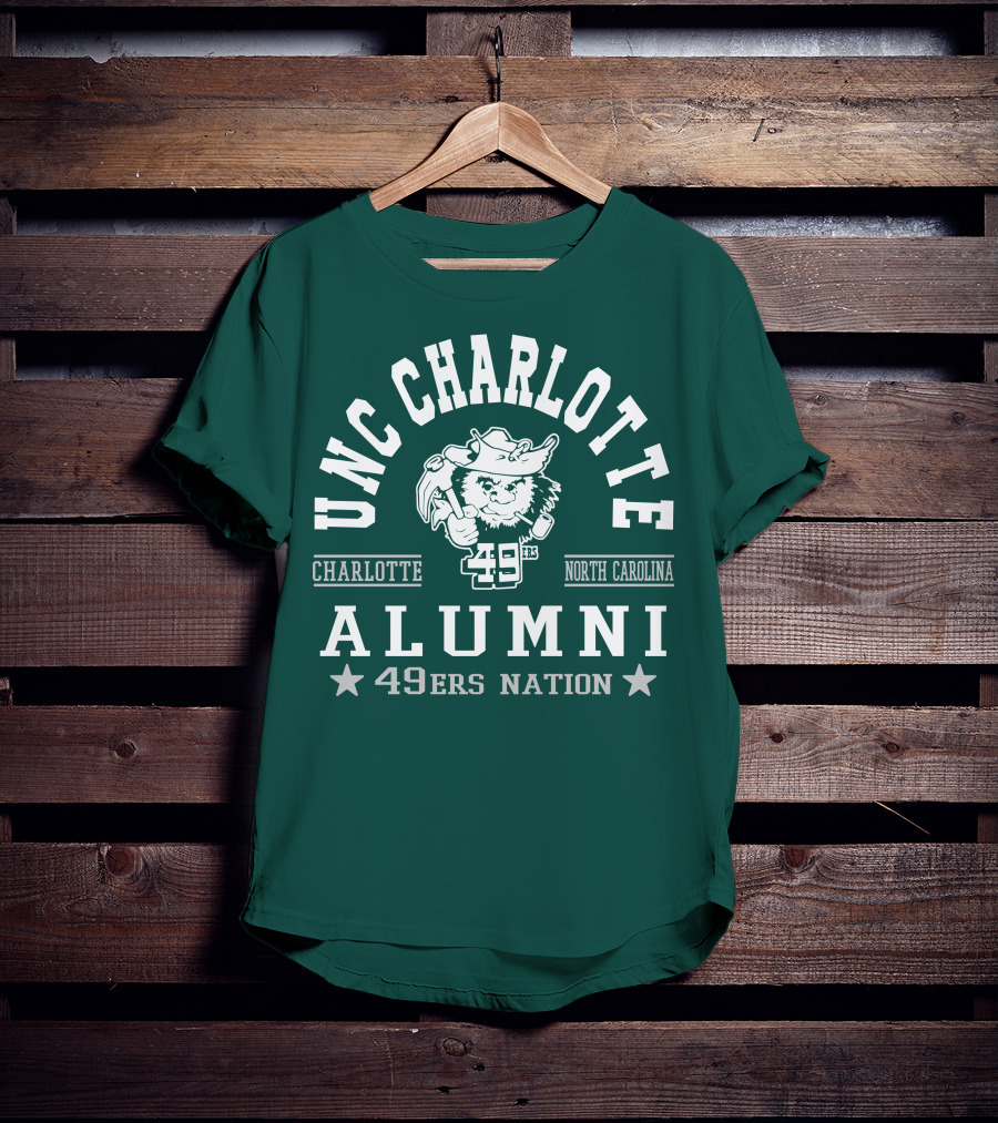 UNC Charlotte Alumni 49ers Nation Charlotte North Carolina T-Shirt