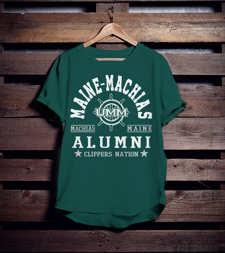 Maine-Machias UMM Alumni Clippers Nation Machias Maine T-Shirt