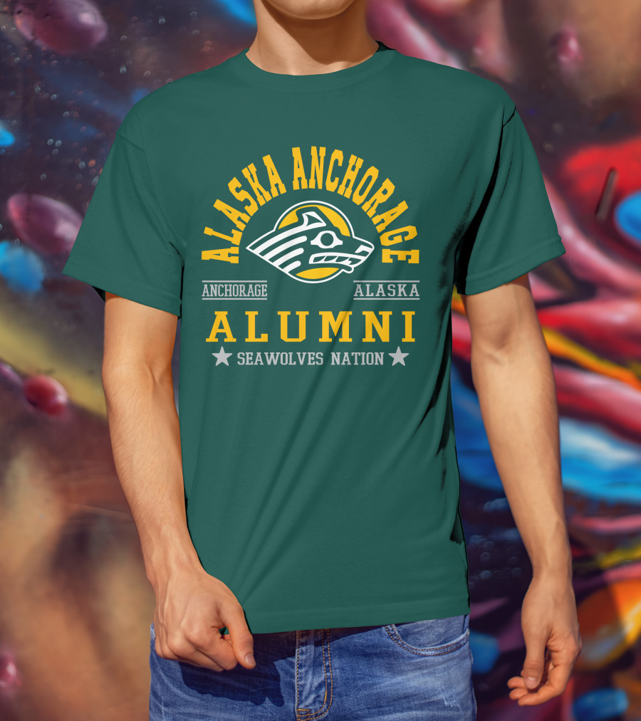 Alaska Anchorage Alumni Seawolves Nation T-Shirt