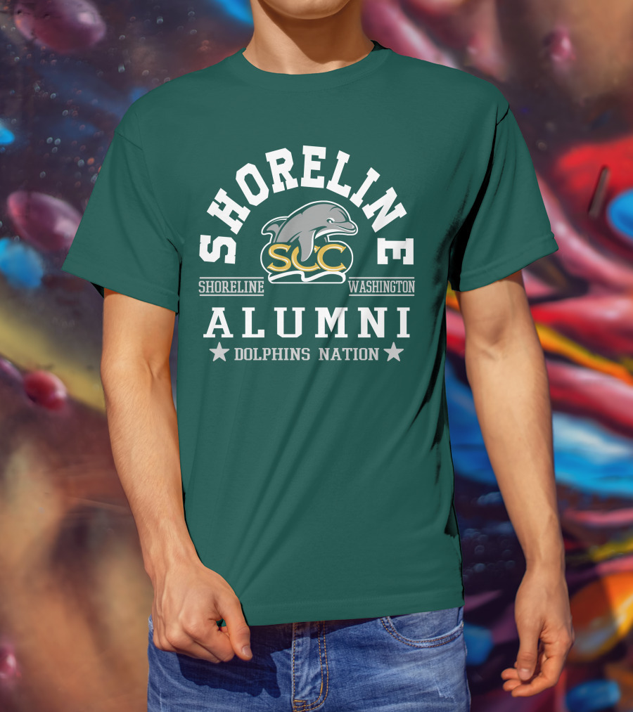 Shoreline Washington SCC Alumni Dolphins Nation T-Shirt