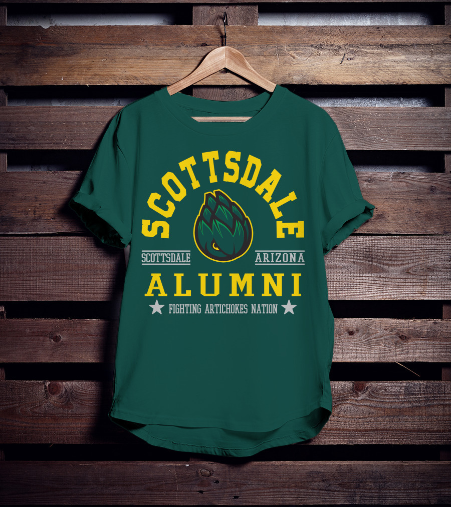 Scottsdale Arizona Alumni Fighting Artichokes Nation T-Shirt