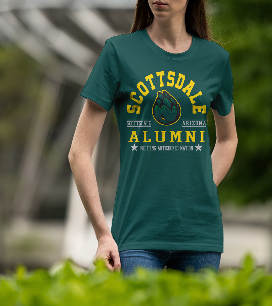 Scottsdale Arizona Alumni Fighting Artichokes Nation T-Shirt