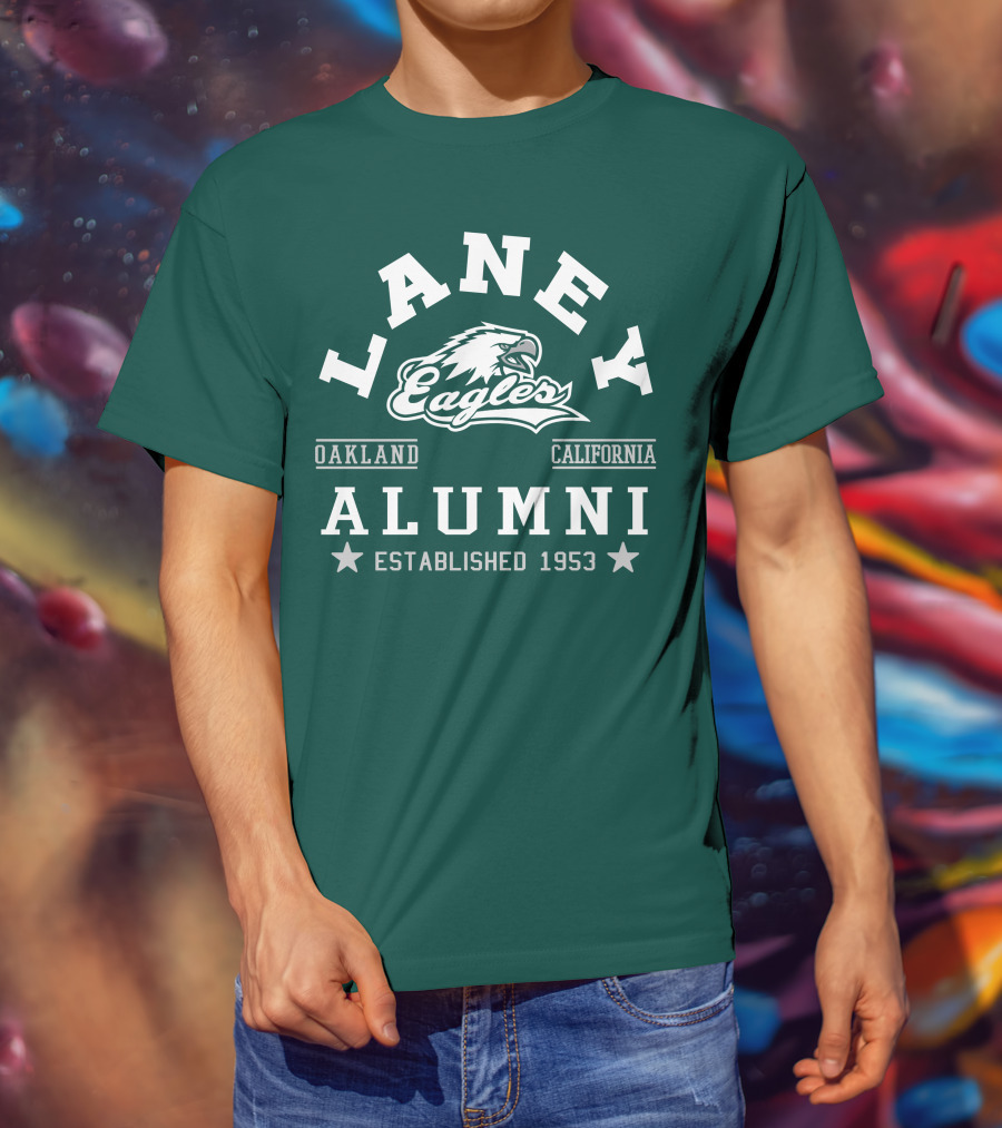 Laney Eagles Alumni Oakland California Established 1953 T-Shirt
