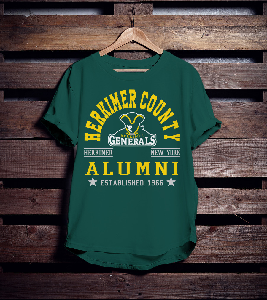 Herkimer County Generals Alumni New York Established 1966 T-Shirt