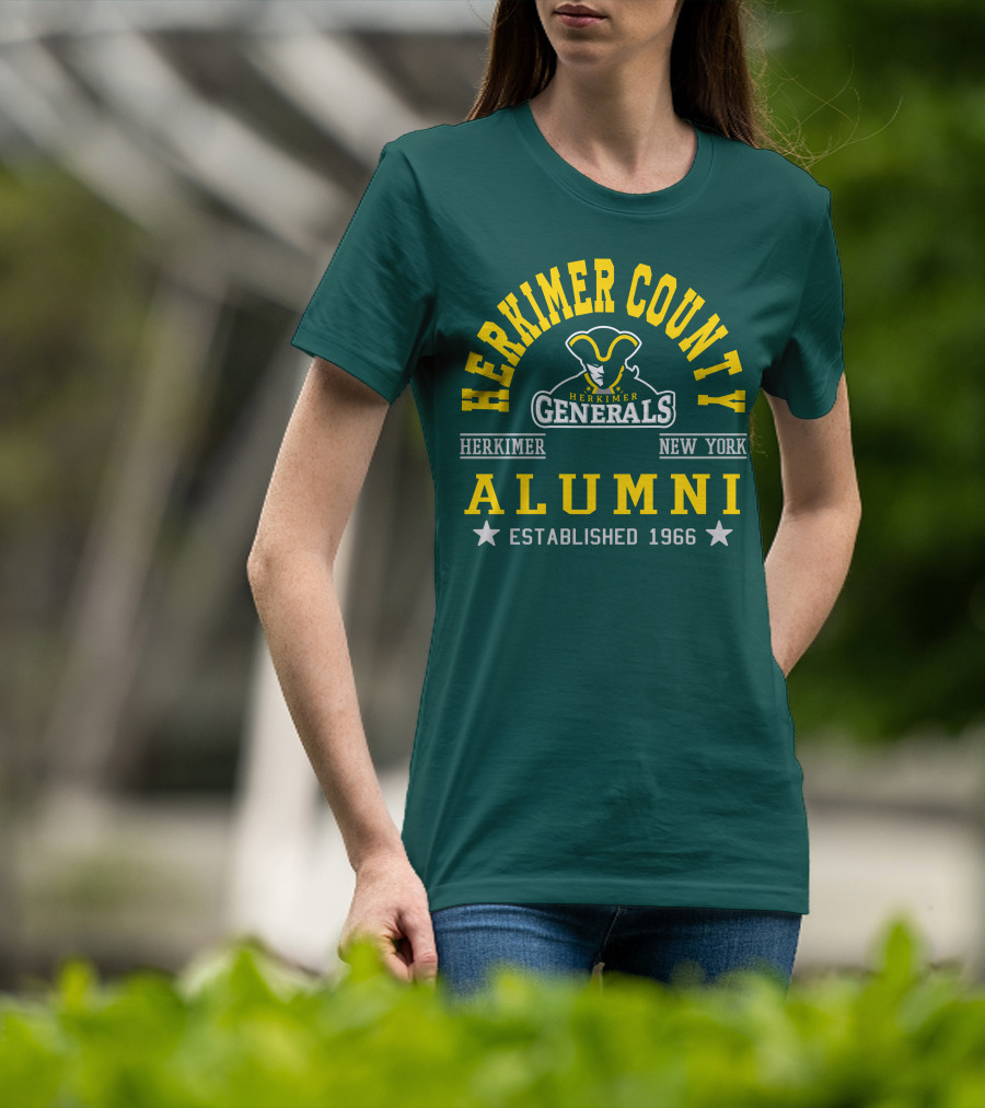 Herkimer County Generals Alumni New York Established 1966 T-Shirt