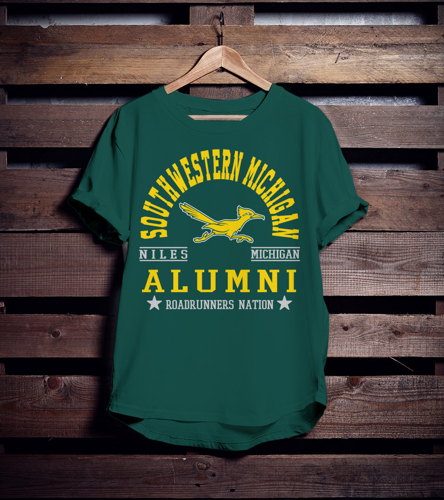 Southwestern Michigan Niles Alumni Roadrunners Nation T-Shirt