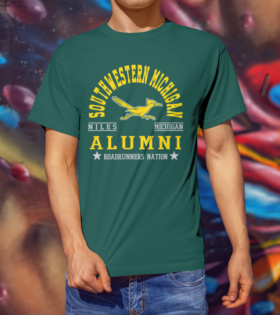 Southwestern Michigan Niles Alumni Roadrunners Nation T-Shirt