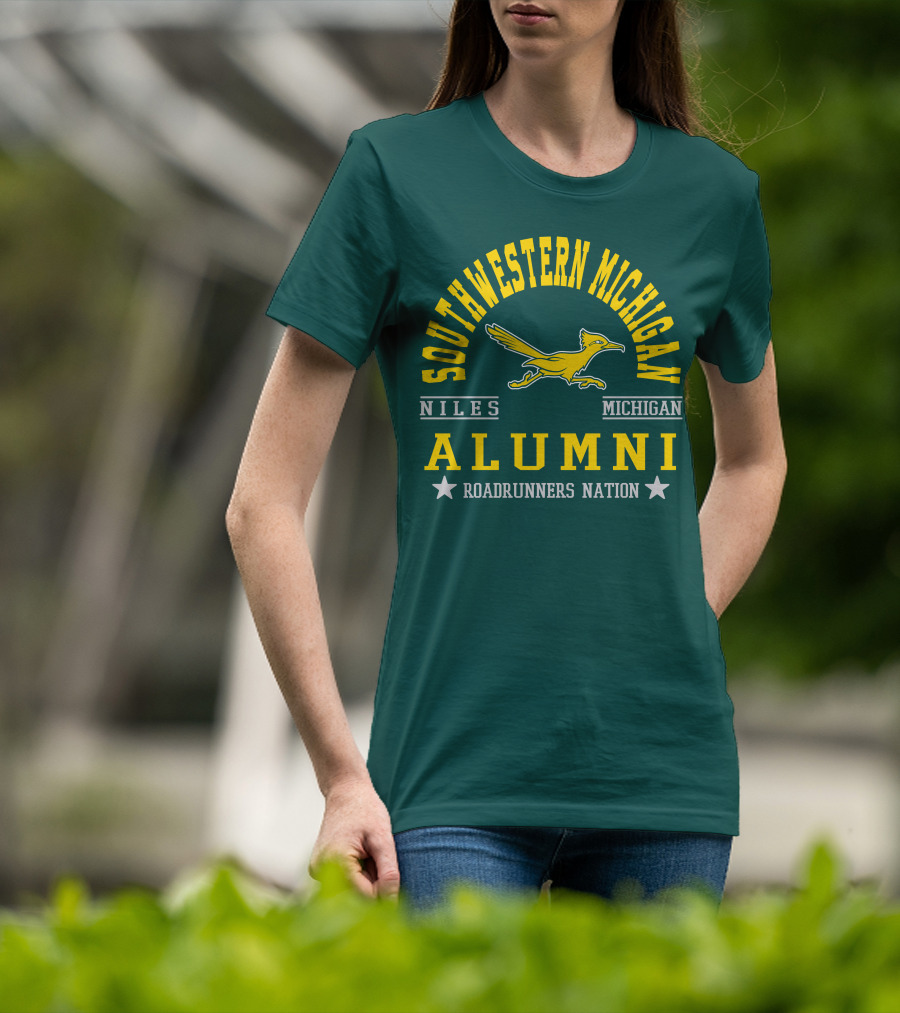 Southwestern Michigan Niles Alumni Roadrunners Nation T-Shirt