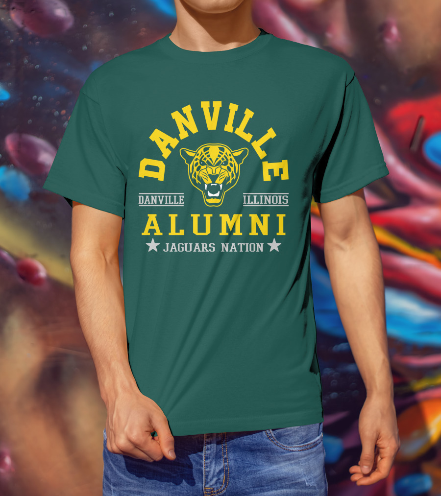 Danville Illinois Alumni Jaguars Nation T-Shirt
