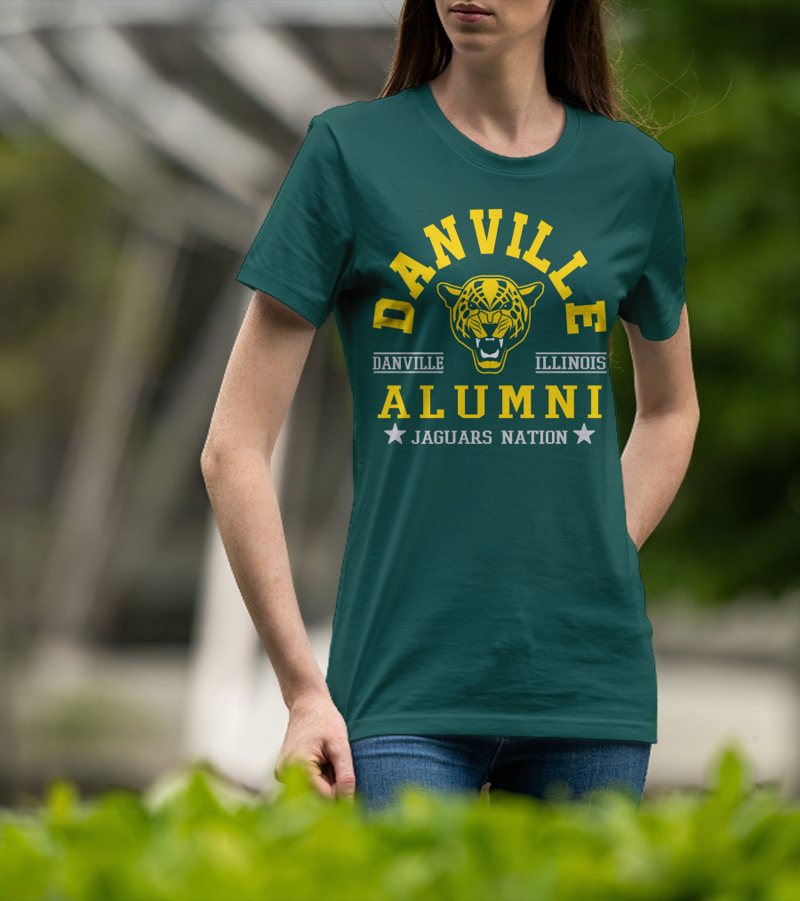 Danville Illinois Alumni Jaguars Nation T-Shirt