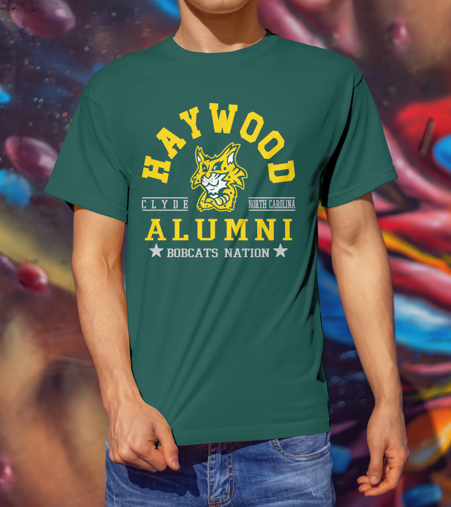 Haywood Alumni Clyde North Carolina Bobcats Nation T-Shirt
