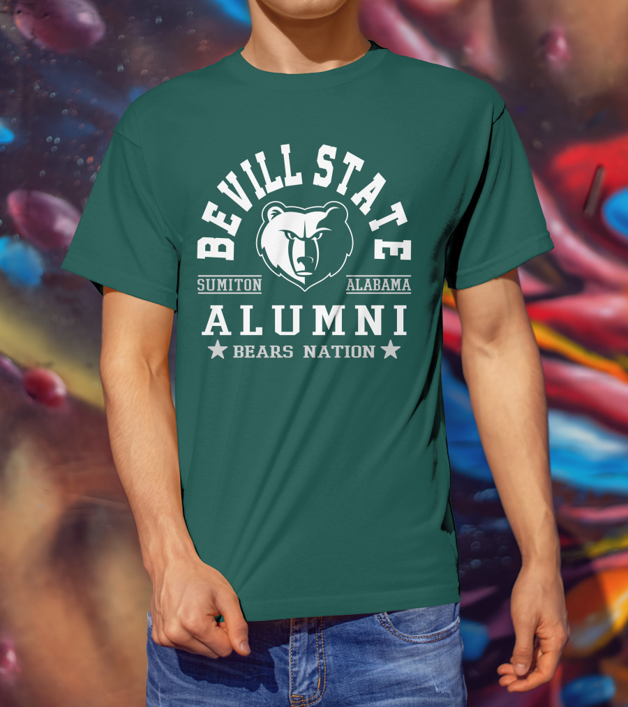 Bevill State College Alumni Bears Nation Sumiton Alabama T-Shirt