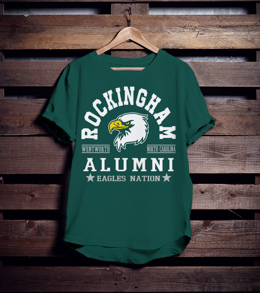 Rockingham Wentworth North Carolina Alumni Eagles Nation T-Shirt