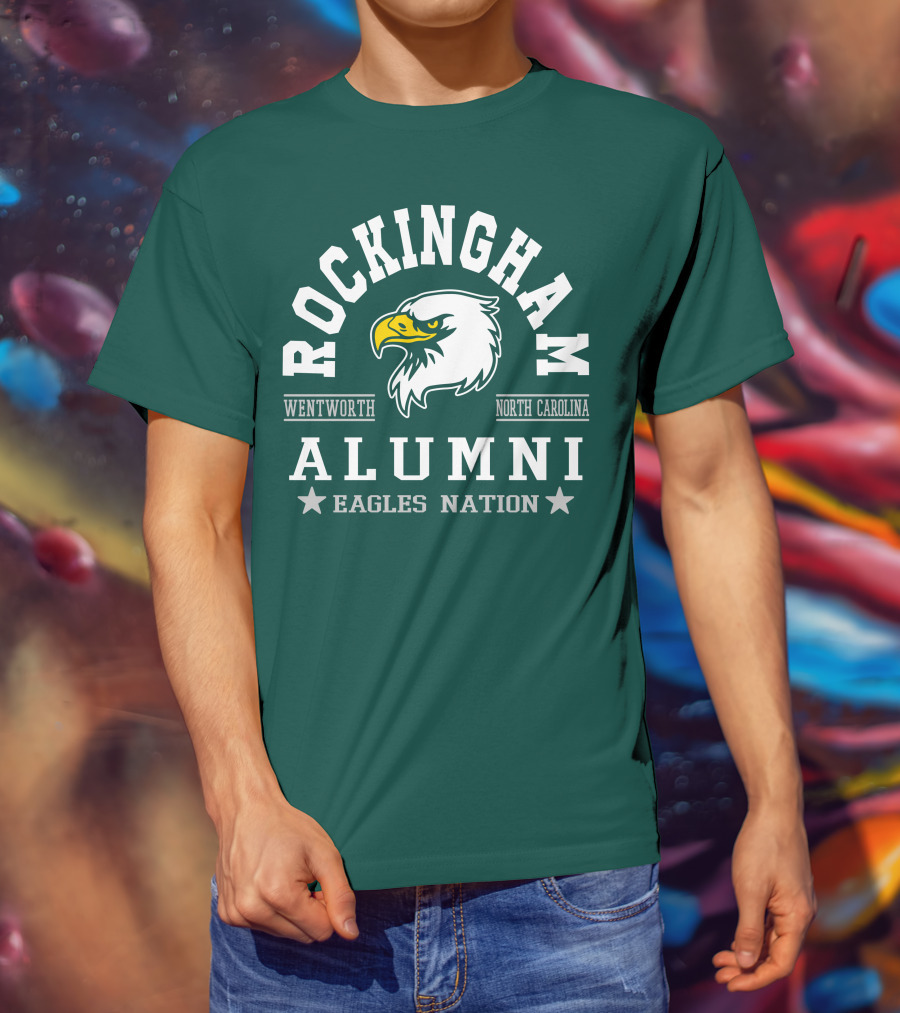 Rockingham Wentworth North Carolina Alumni Eagles Nation T-Shirt