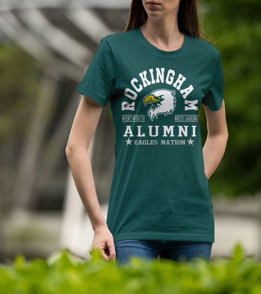 Rockingham Wentworth North Carolina Alumni Eagles Nation T-Shirt