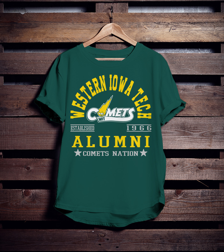 Western Iowa Tech Comets Alumni Established 1966 Comets Nation T-Shirt