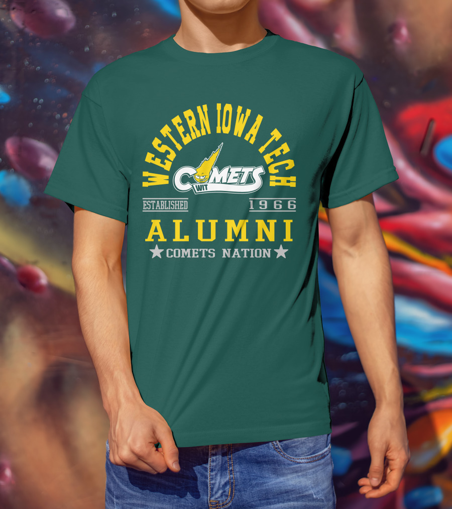 Western Iowa Tech Comets Alumni Established 1966 Comets Nation T-Shirt