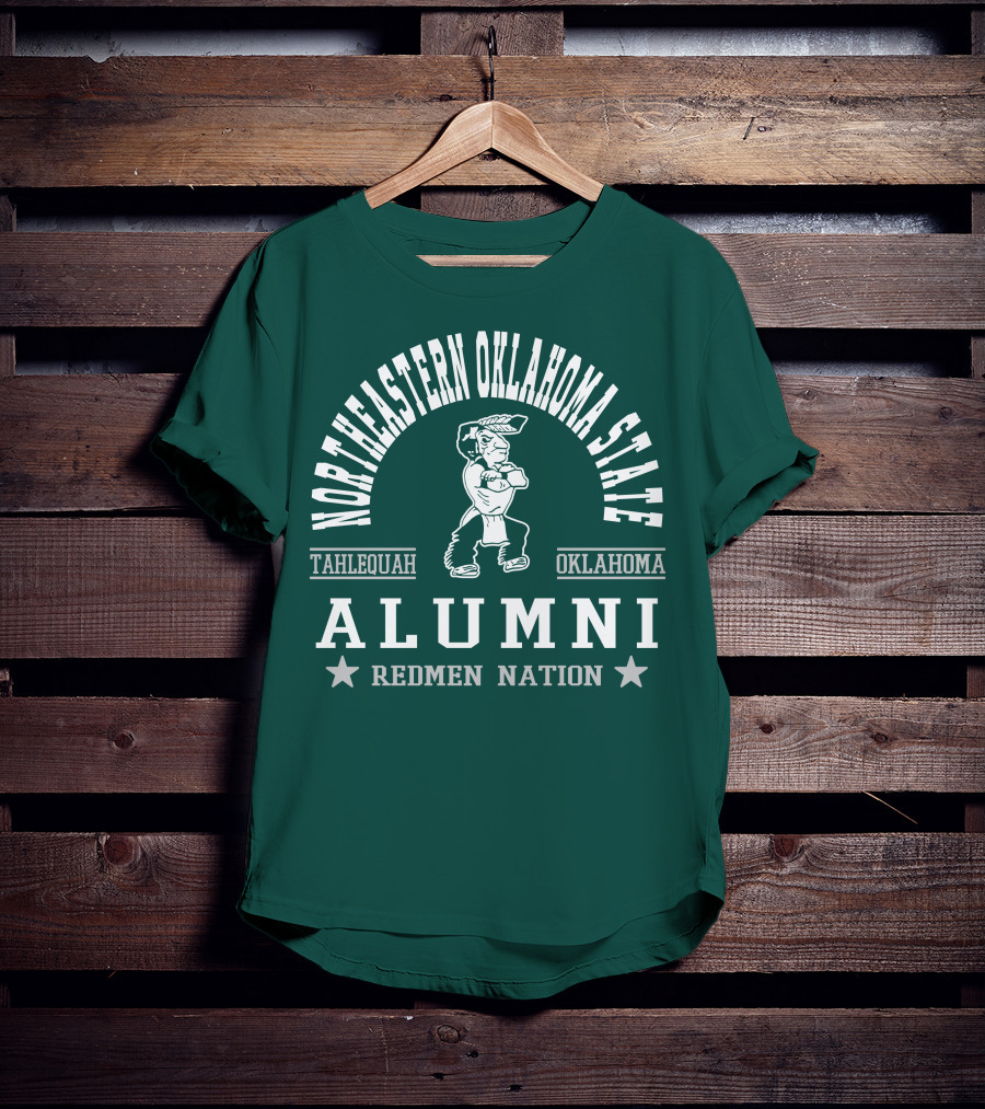 Northeastern Oklahoma State Alumni Tahlequah Oklahoma Redmen Nation T-Shirt