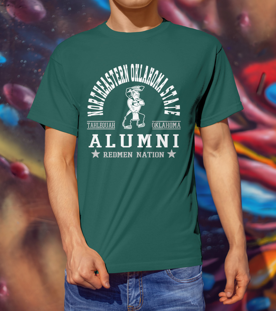 Northeastern Oklahoma State Alumni Tahlequah Oklahoma Redmen Nation T-Shirt