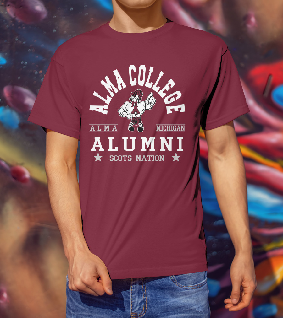 Alma College Michigan Alumni Scots Nation T-Shirt