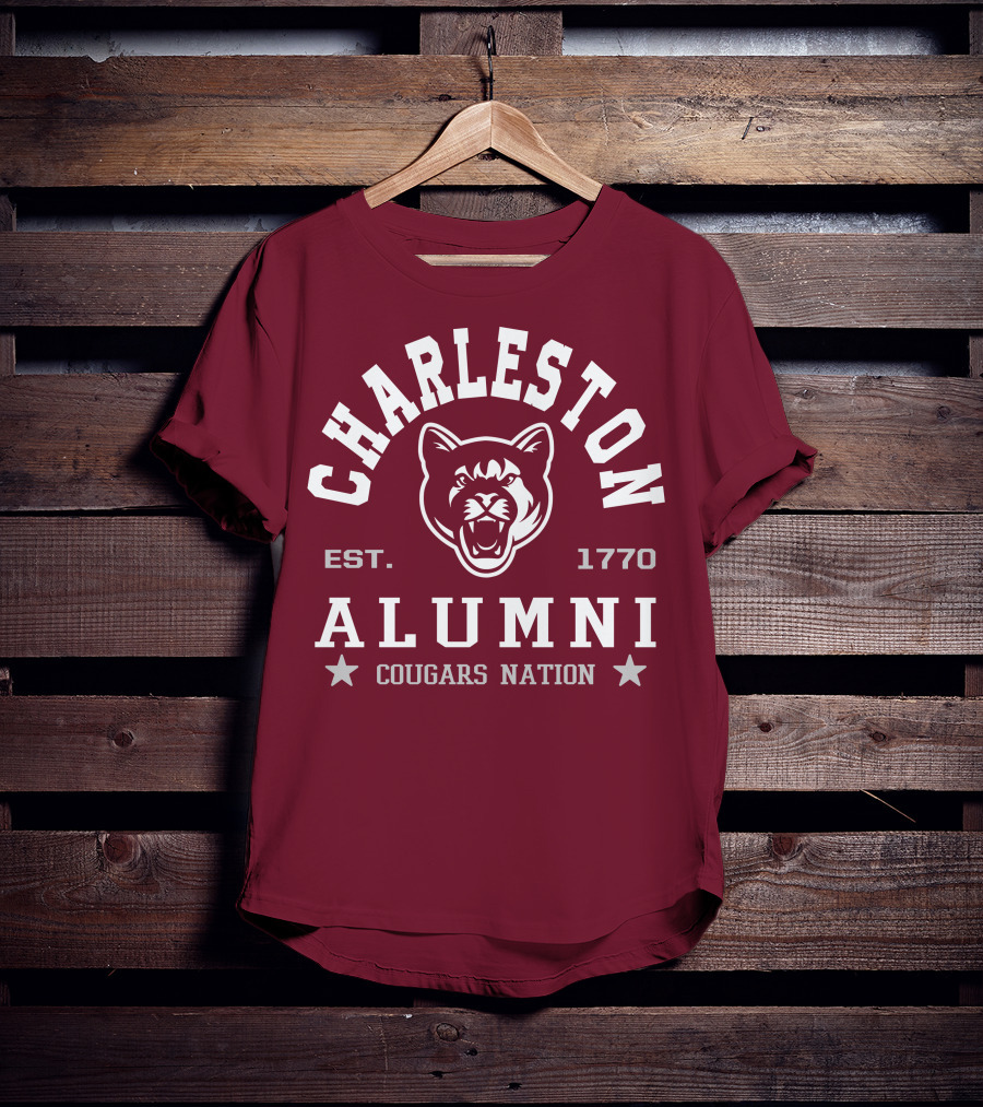 Charleston Alumni Cougars Nation Est. 1770 T-Shirt